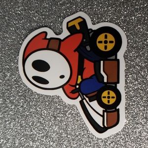 SUPER MARIO WATERPOOF Sticker Shy Guy